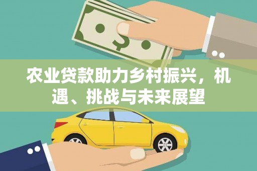 桂平农业贷款助力乡村振兴，机遇、挑战与未来展望