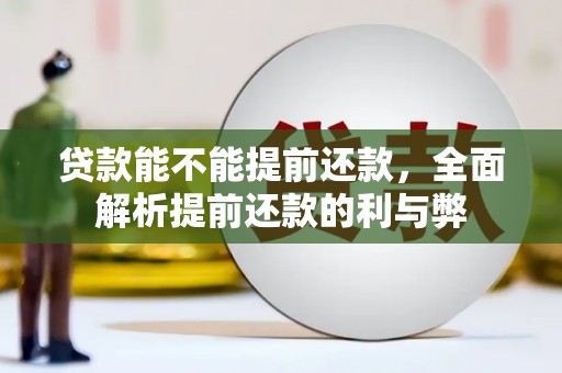 桂平贷款能不能提前还款，全面解析提前还款的利与弊