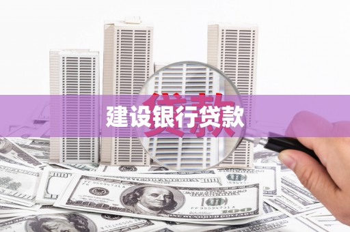 桂平建设银行贷款