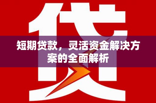 桂平短期贷款，灵活资金解决方案的全面解析