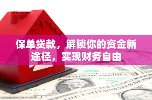 桂平保单贷款，解锁你的资金新途径，实现财务自由