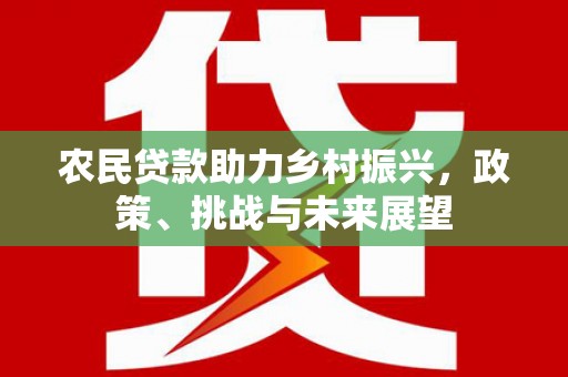 桂平农民贷款助力乡村振兴，政策、挑战与未来展望
