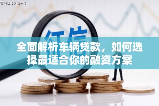 桂平全面解析车辆贷款，如何选择最适合你的融资方案