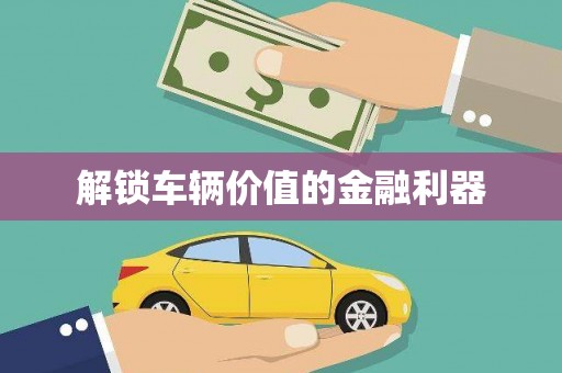 桂平解锁车辆价值的金融利器