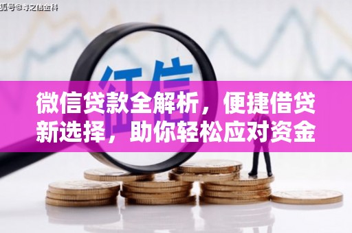 桂平微信贷款全解析，便捷借贷新选择，助你轻松应对资金需求